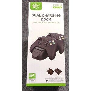 Dual Charging Dock for X-Box SX Controller with 2 PCS Battery Packs New by KJH